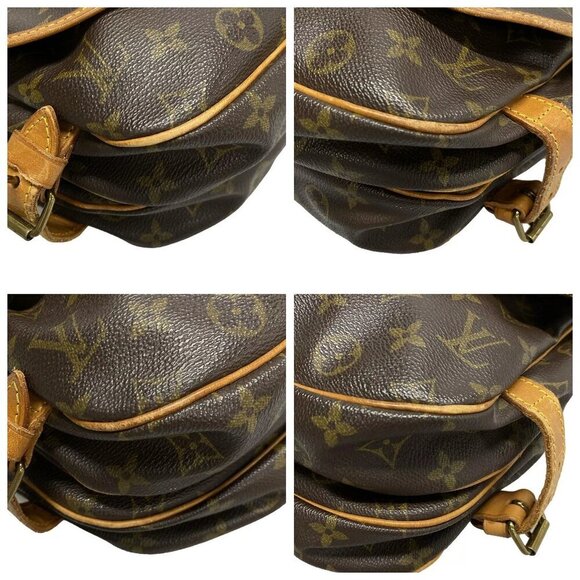 100% Authentic LOUIS VUITTON Saumur 30 Monogram Shoulder Bag 555-100824 - Picture 6 of 14
